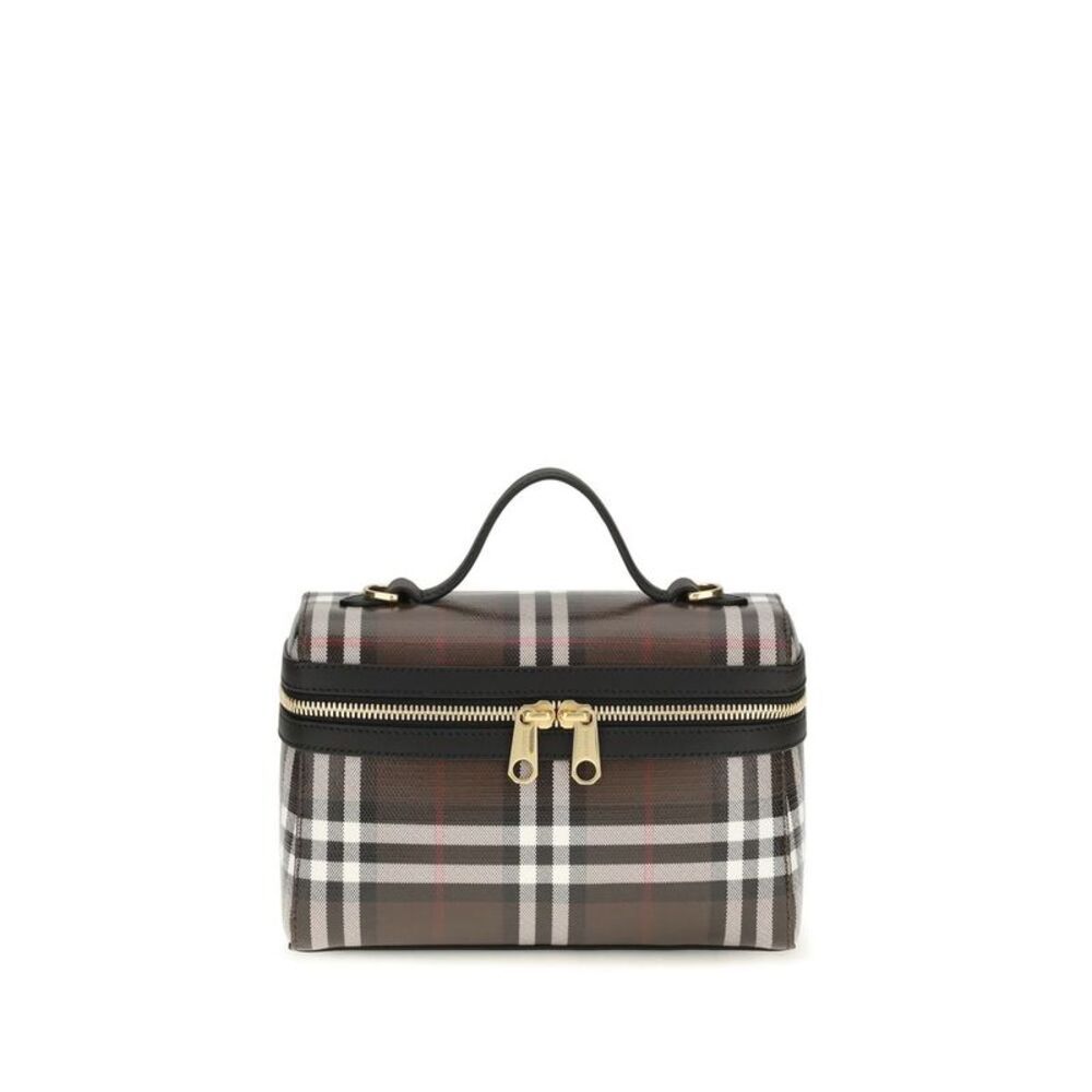 Burberry Brown Cotton Women's Handbag